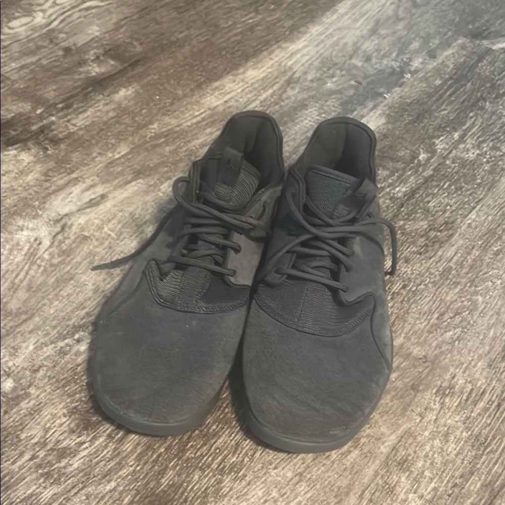 Jordan Black Sneakers with Streamlined Design